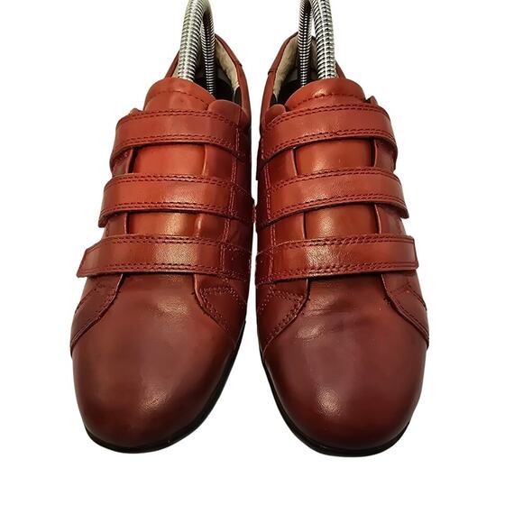 Womens Ross Hommerson Natasha Comfort Shoe Red Leather Size 8 M Excellent - Picture 2 of 8